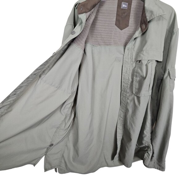 Mens Casual Outdoor Breathable Hiking Fishing Hunting Sports Athletics Top REI M - Picture 5 of 15